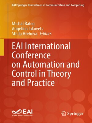 cover image of EAI International Conference on Automation and Control in Theory and Practice